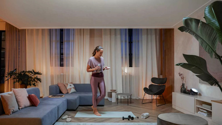 LED-Deckenleuchte INFUSE L Weiß 52.5W CCT RGB PHILIPS HUE Bluetooth Zigbee