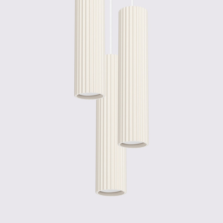 Hängelampe Tuba Spot 3x GU10 Beige Carbon Deep Space SL.1595 Sollux