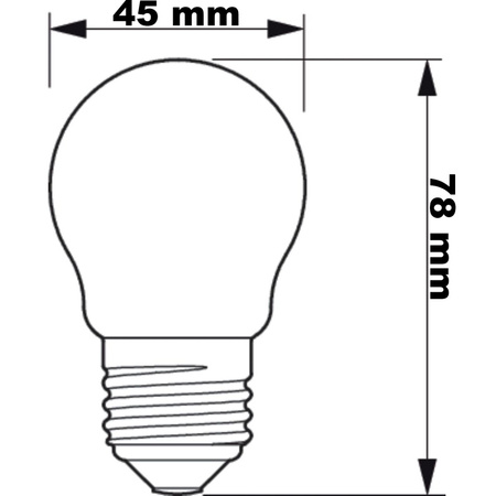 E27 P45 LED Lampen 6,5 W = 60 W 806 lm 4000 K Neutral PHILIPS CorePro