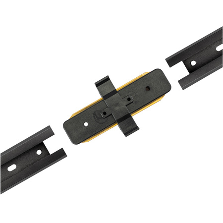 Gerader Steckverbinder für 1-Phasen-Stromschienen-System Schwarz LUMILED