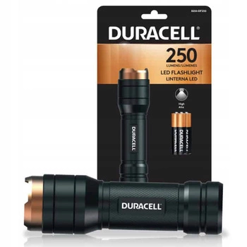 Aluminium-LED-Taschenlampe taktische Handbatterie 3 x AAA 250lm DURACELL