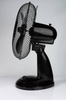 Schreibtischventilator Luftzirkulator Stehtischventilator 49 cm 30 W Schwarz