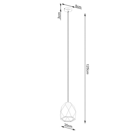 MINT E27 Keramik Decke Pendelleuchte Modern SOLLUX