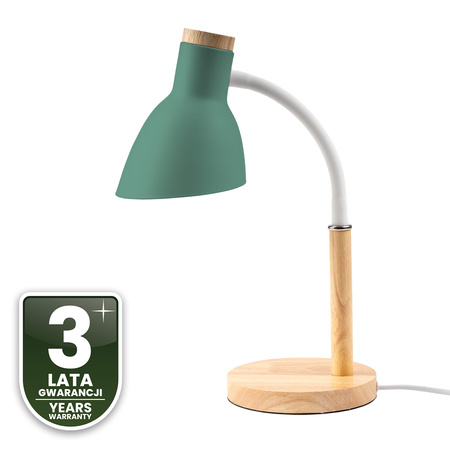 Schreibtischlampe Schule Zeichentisch Dekorativ E27 NIKO Grün Lumiled