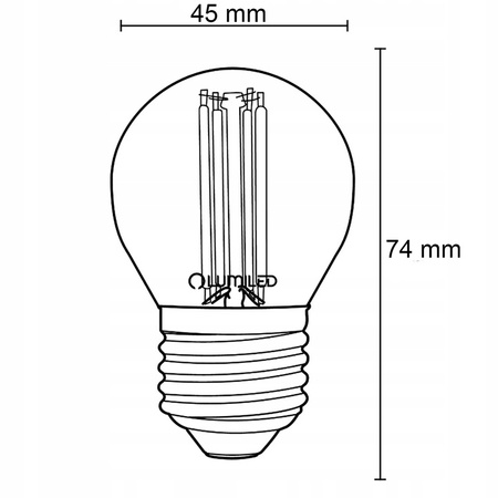 Garten Girlande Outdoor-Lichterkette 10m 10x E27 Glühbirnen 7W 4000K NARCI Lumiled