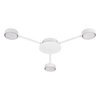 Kronleuchter Decke Pendelleuchte Dekorativ 3x GX53 Weiß Masterled