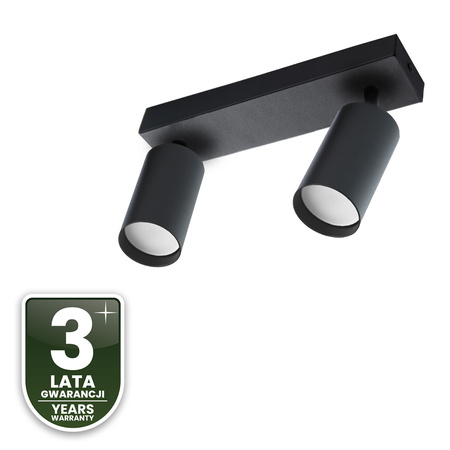 Deckenleuchte mit 2x GU10-Sockeln, Einbaustrahler HALOGEN schräg TABULA SPOT LUMILED