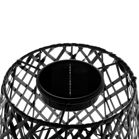 LED Solarlampe Outdoor Garten Standlaterne 3000K IP44 35cm Dämmerungssensor