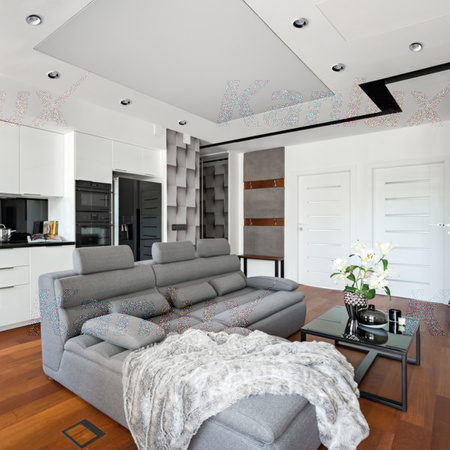 Halogen-Deckenleuchte SIMEN DSO MR16 GU10 gold-weiß Kanlux