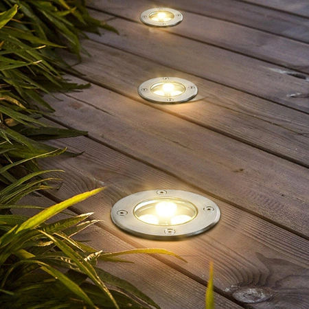 Boden-Einbauleuchte GU10, Bodenstrahler IP65 IK09 Rund CATIO 2 LUMILED