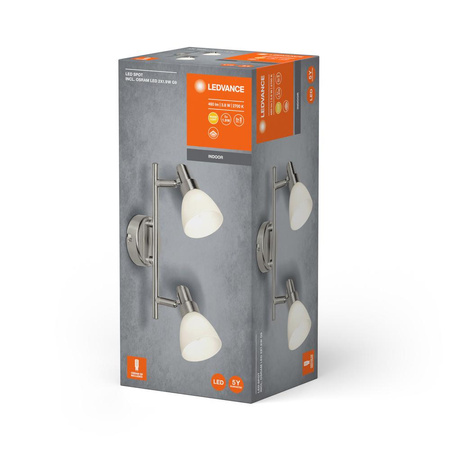 Deckenleuchte Wandleuchte Reflektor 2xG9 1,9W 400lm 2700K Warm SPOT LEDVANCE