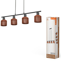 Dekorative E27 Braun Lehm Dekor Deckenleuchte Ledvance