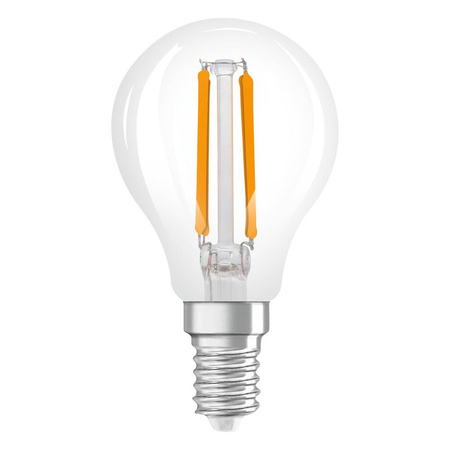 LED-Lampe E14 P45 4W = 40W 470lm 2700K Warm Filament OSRAM Star 3-STEP