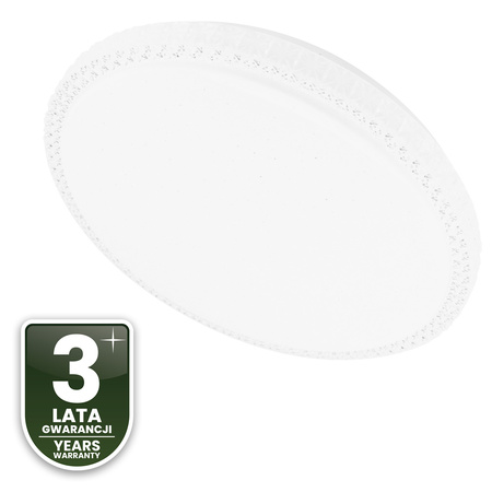 LED-Deckensegel AGA2 48W IP44 CCT Weiß Rund 40cm + LUMILED PILOT