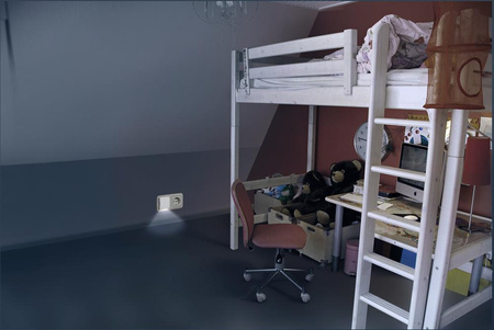 LED ORIENTIERUNG LUNETTA SLIM Nachtlicht Weiß 0.30W 3lm 3000K IP20 Ledvance