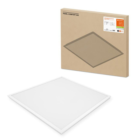 LED-Panel Büroleuchte Deckenleuchte 33W 4320lm 4000K Neutral Dimmbar Anbauleuchte Einbauleuchte Weiß 60x60cm UGR19 Comfort Ledvance