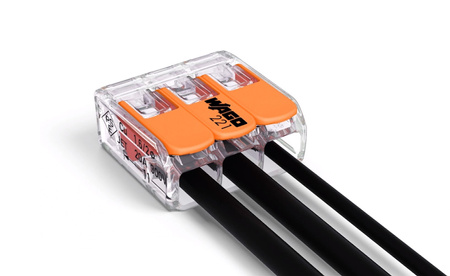 50x WAGO 221-413 Quick Connect Installationsverbinder für KABEL 3x0,2-4mm