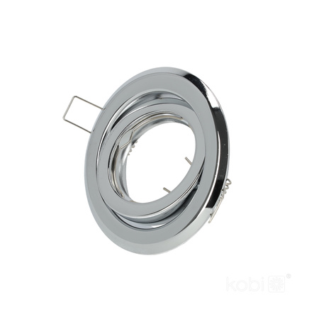 Halogen-Deckenleuchte GU10 MR16 OH15 Rund Beweglich Chrom Kobi