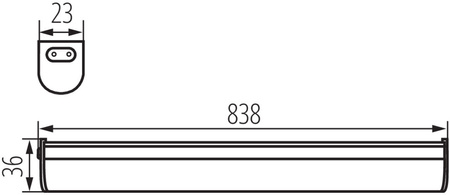 LED MERA 15W 1600lm 84cm 4000K Neutral Kanlux Unterbauleuchte