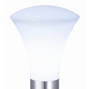 LED-Gartenleuchte für den Außenbereich BELLA E27-Mast 80cm Chrom Volteno