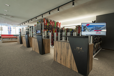 Beleuchtungsschienen-Set 2m Schiene + 4 xGU10 schwarze LED-Schienenstrahler mit dekorativem Ring