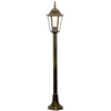 LIGURIA-LT Stehende Gartenlampe 1xE27 Hoher Mast 96cm Patina - GOLDLUX (Polux)
