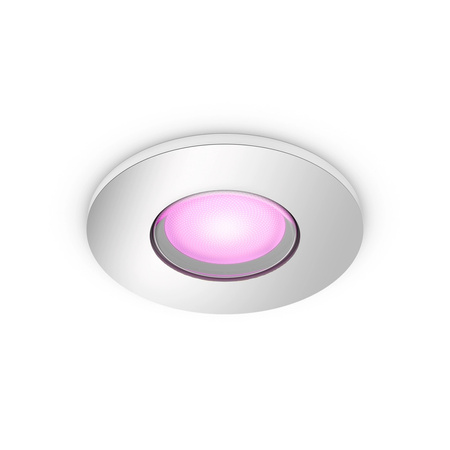 LED Xamento 4.2W IP44 CCT RGB Round PHILIPS HUE Bluetooth Badezimmer-Einbauleuchte