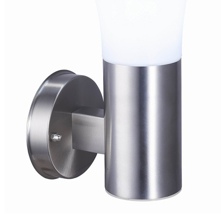 Gartenleuchte LED Wandleuchte BELLA E27 Chrom Volteno