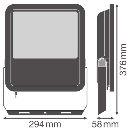 LED-Flutlicht 133W 20000lm 6500K IP66 Weiß LEDVANCE Flutlicht