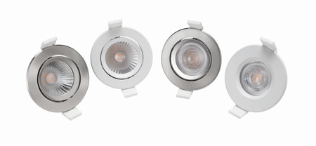 3x LED SPARKLE 5W 2700K Dimmbare kreisförmige LED-Unterputzdose Weiß PHILIPS