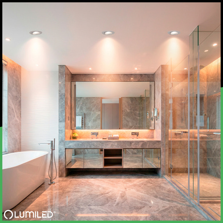 Einbaustrahler GU10, MR16 Einbauspot HALOGEN Runde beweglich Weiß VENTUS LUMILED