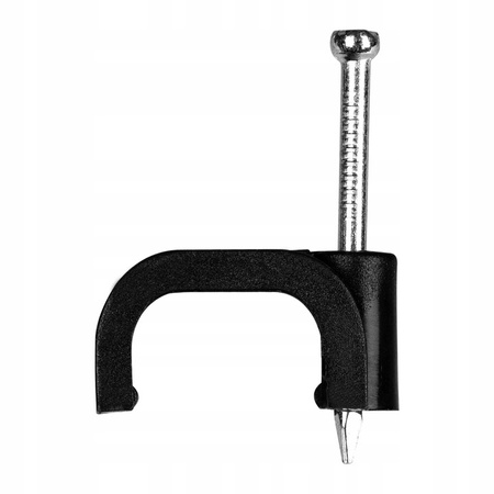 Flachkabelhalter FLOP CLIP YDYp2x1,5 7/5 Schwarz 100 Stück PAWBOL