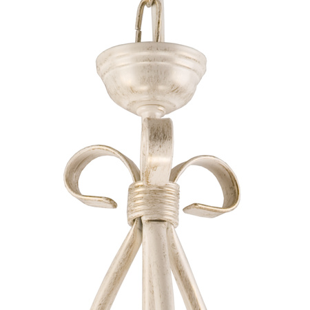 ADELLE Decke Pendelleuchte 5xE27 Weiß Klassisch LM-5.6 Lamkur