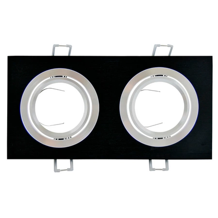 Deckenleuchte DOUBLE SOUTH OPAL GOLDLUX (Polux) SCHWARZ GU10