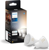 2x LED GU10 Reflektorlampe 4.2W = 50W 400lm 2200-6500K CCT SMART Smart Bluetooth ZigBee Weißes Ambiente Philips HUE
