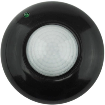 PIR 360° Bewegungs- und Dämmerungssensor 6m Decke Schwarz