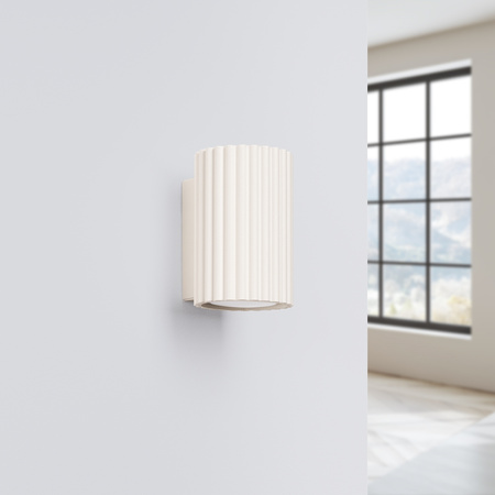 Wandleuchte Wandleuchte Reflektor Tuba Spot GU10 Beige Carbon Deep Space SL.1652 Sollux