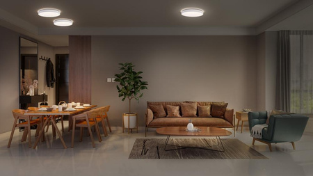 Plafond LED-Anbau-Deckenleuchte 36W 2500lm 3000K Warmweiß 48cm Orbis Ledvance