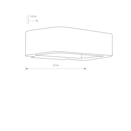 Gartenlampe Wandleuchte MUNO LED 6776 IP54 6W 3000K Graphit Nowodvorski