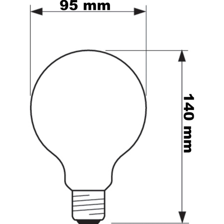 E27 G93 LED Lampen 7W = 60W 806lm 2700K Warm PHILIPS