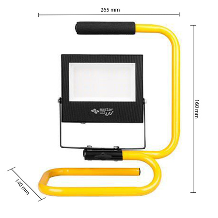 Tragbarer LED Fluterstrahler auf einem Stativ HANDLE 30W 4500K
