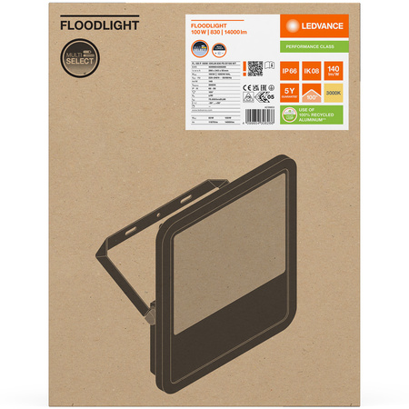LED-Flutlicht 100W 14000lm 3000K IP66 Weiß LEDVANCE Flutlicht