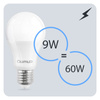 LED-Lampe E27 A60 9W = 60W 806lm RGBW Dimmbar Smart LUMILED