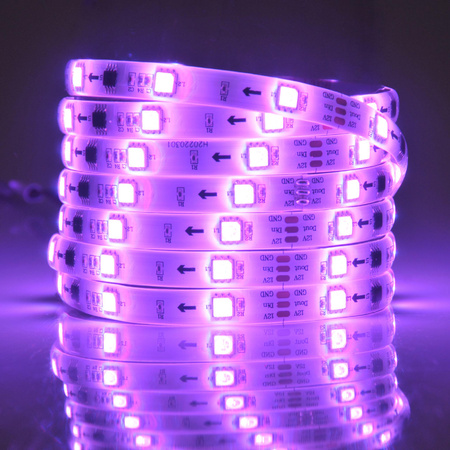 RGB LED-Streifen 24W 380lm 120° Weiß IP65 Dimmbar Sanico Goldlux