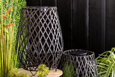 LED Solarlampe Outdoor Garten Standlaterne 3000K IP44 35cm Dämmerungssensor