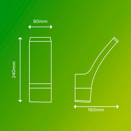Garten LED-Wandleuchte SPLAY 3.8W 2700K warm IP44 Anthrazit PHILIPS