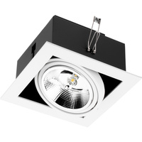 Halogen-Einbauleuchte Beweglich GU10 ES111 Quadratisch Weiß CANIS LUMILED