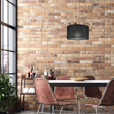 VIVIAN E27 Decke Hängelampe Lampenschirm Schwarz LM-1.209 Lamkur