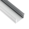 Anodisiertes Aluminiumprofil für LED-Streifen KM35, 2m Silber LUMILED
