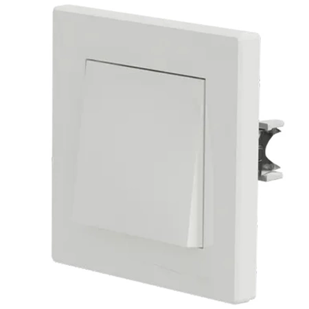 Schalter Schalter Single Cross Single Pole Flush Mount Asfora IP20 Weiß